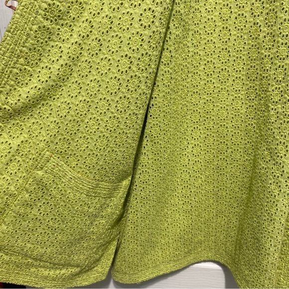 Provence D'Amour Reversible Jacket Women Size XL Cotton Quilted Eyelet Pink - Picture 7 of 9